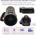 FotoZ 2 in 1 49mm add-on 0.75x Wide Lens with 10x Macro Portion | for Travel Hiking & Landscape Photography for Canon Nikon Mirrorless Cameras Compatible with 49mm Size Camera Lens.