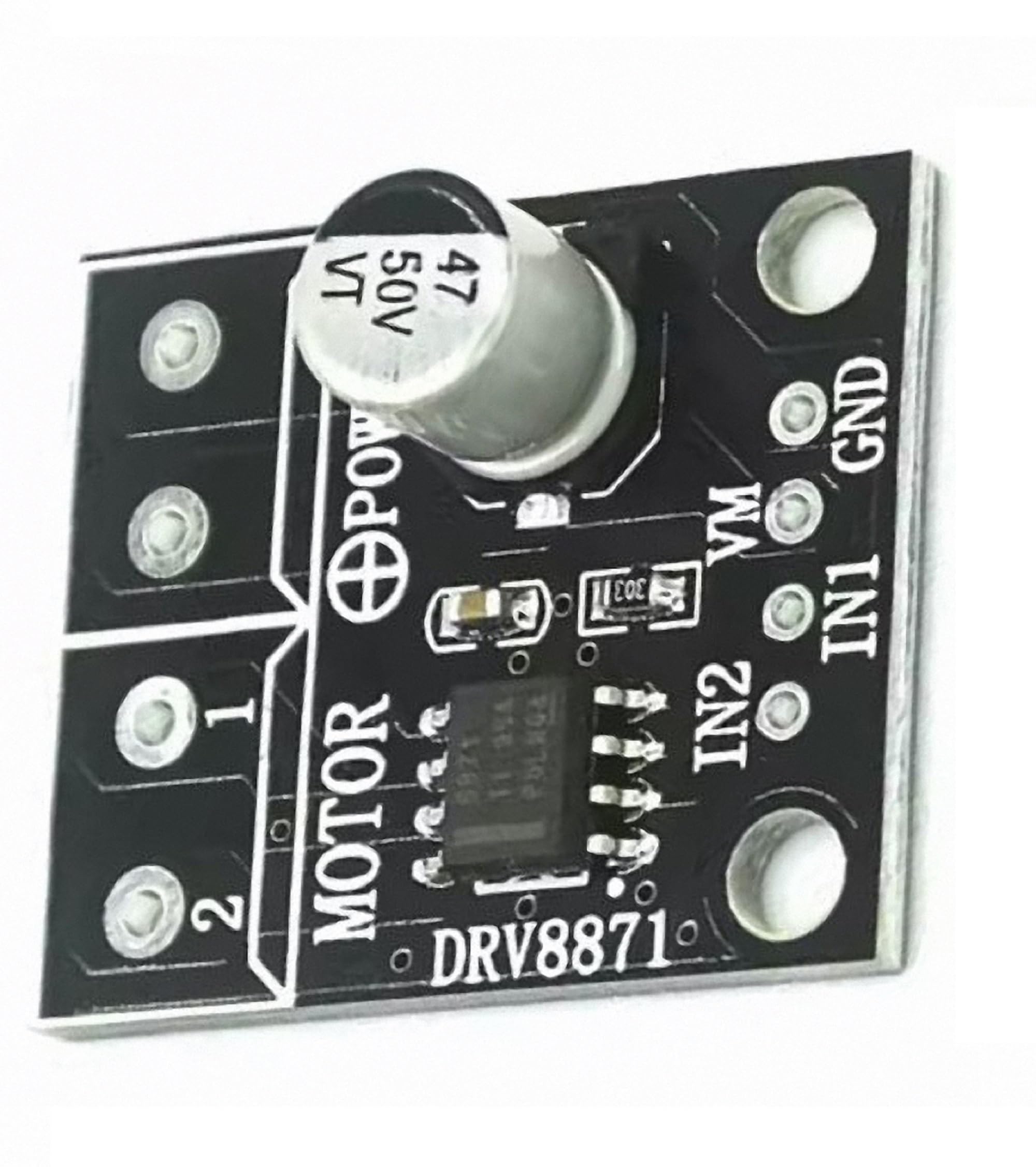 tictocstore 3pcs DRV8871 H-Bridge DC Motor Driver Module - 6.5V-45V, 3.6A PWM Control, Brushed DC Motor Drive with Overcurrent/Thermal Protection