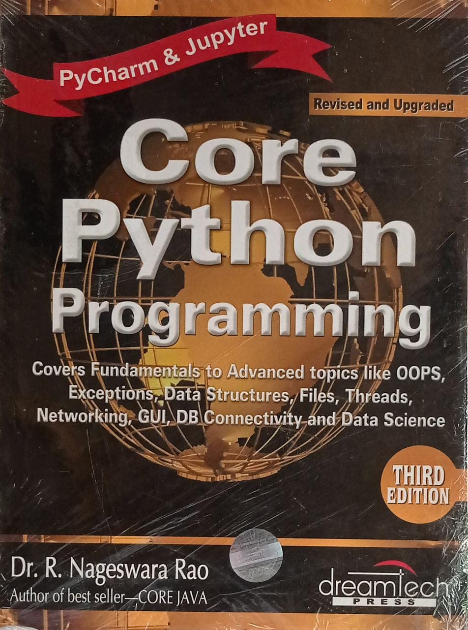 Amazon.in: Buy Core Python Programming By Dr. R. Nageswara Rao NVB+ ...