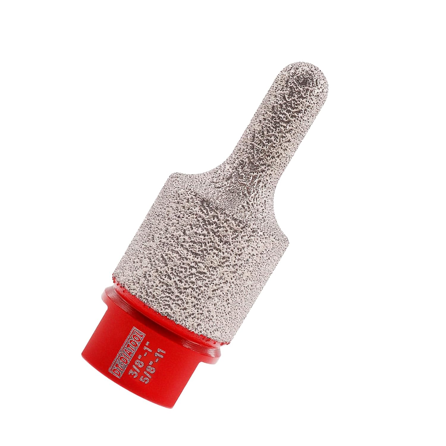 DT-DIATOOL Diamond Finger Milling Bits Diameter 3/8 inch to 1 inch for Enlarging Beveling Shaping Existing Holes of Porcelain Tile Hard Ceramic Granite Marble, with 5/8”-11 Thread