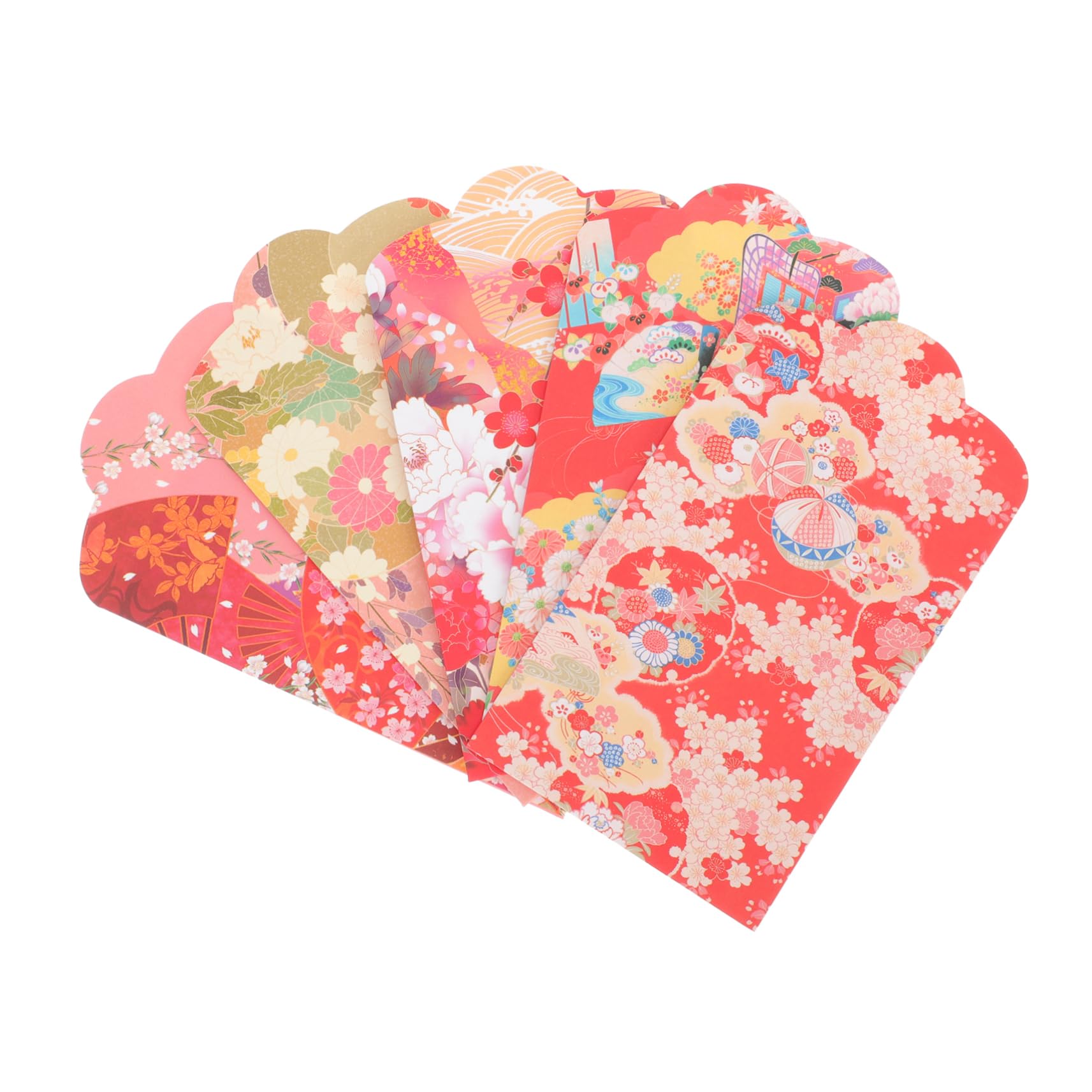 TEHAUX 150piezas Packets Japanese Style Money Envelopes for Year Celebrations Unique and Elegant Design for Gifting