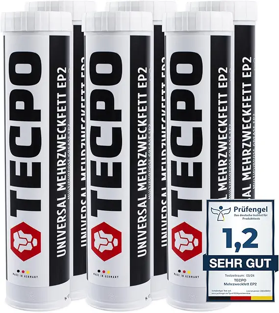 Lot de 6 Cartouches Graisse Universelle Multi-Usages 400g - Lubrification Automobile