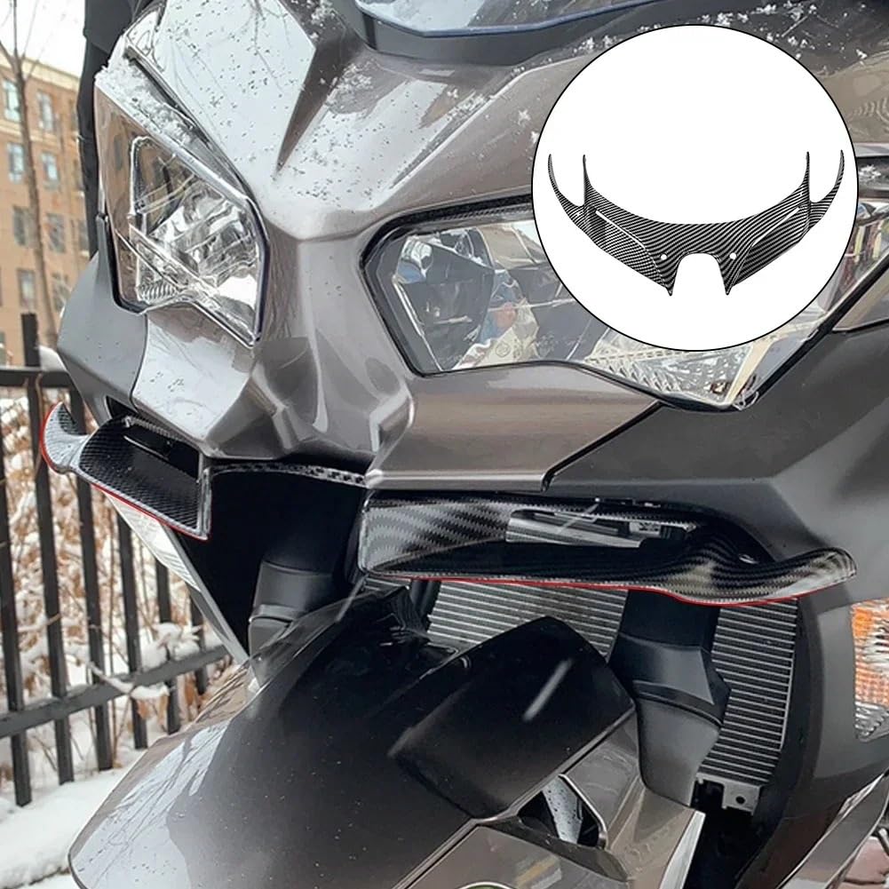 Aerodynamicznego rozdzielacza włókna węglowego Do R15 V4 | Wlot powietrza w kształcie płetwy rekina, przedni spoiler i wiatr(Carbon Fiber)
