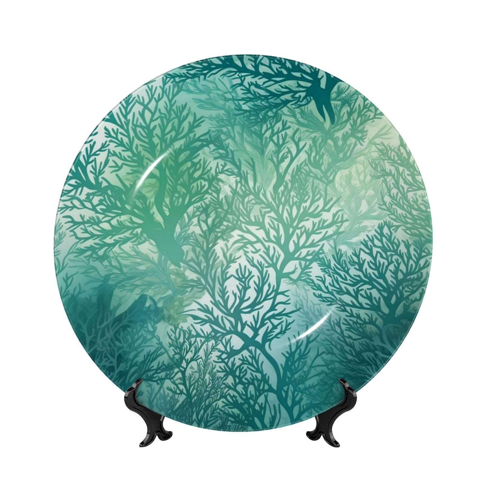 Assiette décorative en porcelaine anglaise pour sublimer un meuble vide