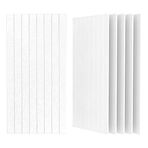 DrKlang 6 Pack Acoustic Panels, 47.2" x 23.6" Sound Absorbing Wall Panels | Polyester Fiber Material, 47.2" x 23.6" Size, Sound Absorbing Panel, Home Office Studio Use, Echo Reduction - 47.2" x 23.6" - White