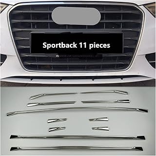 XKCCHW Raccords de carrosserie Grilles de radiateur pour Audi A3 8V 2013-2016 Extérieur de la Voiture Avant de la calandre Centrale de la calandre de la Garniture du Couvercle de la calandre en AC