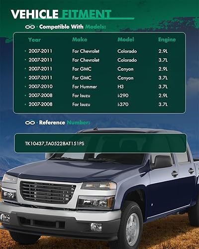 Miniatura 4 de SCITOO Kit de cadena de distribución L3K9-11-32XA Fit 07-11 para Chevy Colorado 07-11 para GMC Canyon 2.9L 07-11 para GMC Canyon 3.7L 07-10 para