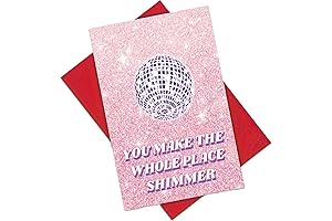 Birthday Wishes Disco Ball Card for Swift Swifties Fans