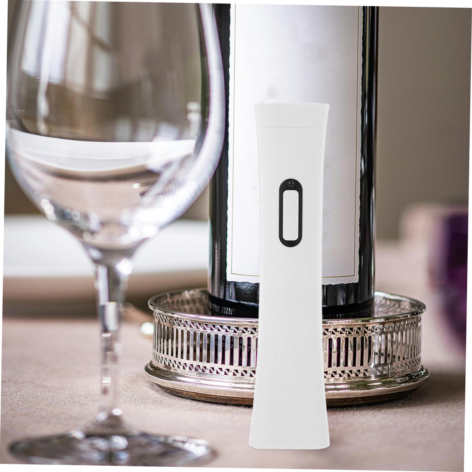 ABOOFAN Apribottiglie Ricaricabile Per Vino Professionale Realizzato in Materiale Di Design Elegante e Compatto Per Uso Quotidiano e Feste