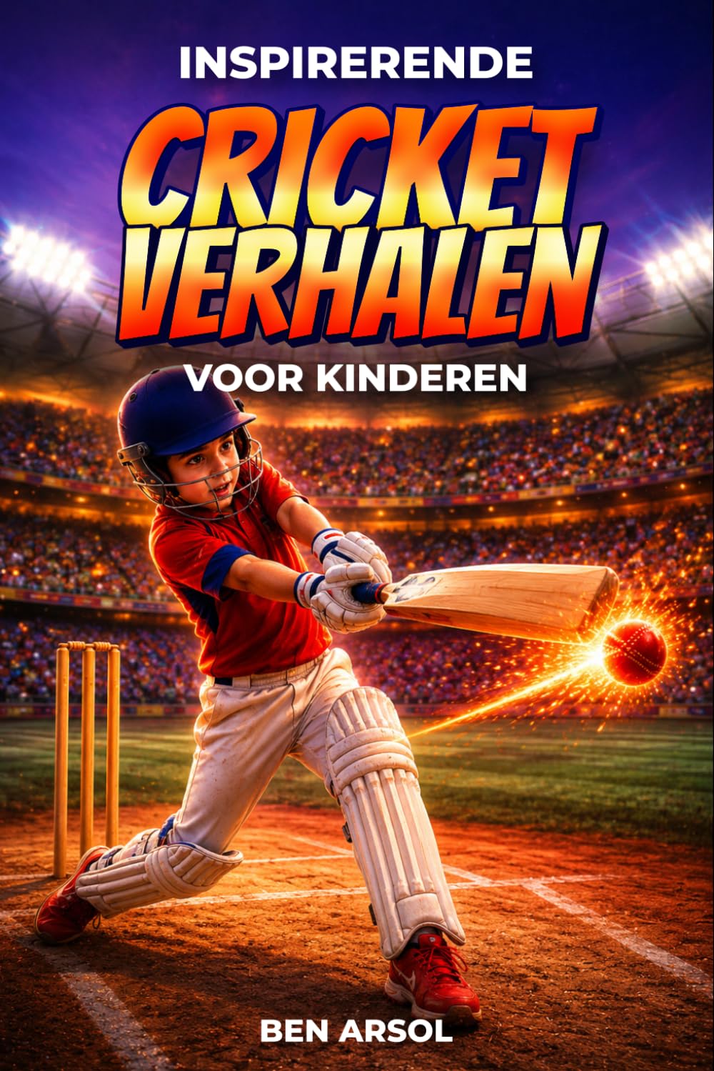Inspirerende cricket verhalen voor kinderen: 15 inspirerende echte cricket verhalen voor jonge lezers met lessen in moed, doorzettingsvermogen en nooit opgeven