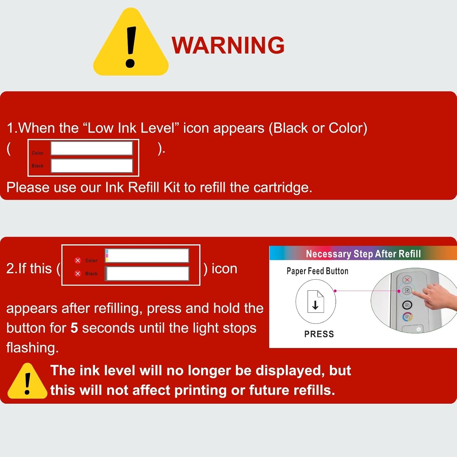 285XL 286XL Ink Refill Kit for Canon 285XL and 286XL Ink Cartridges Compatible with Canon PG-285XL CL-286XL 285XXL 286XXL Work with Pixma TS7720 TS7722 TR7820, 9 Pack (3BK/2C/2M/2Y)