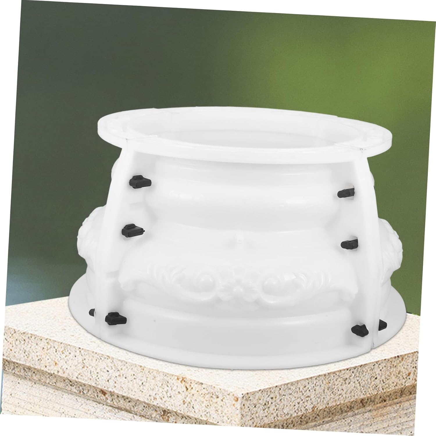 TOYANDONA Concrete Roman Column Base Mold Diy Roman Column Molds for Authentic Construction for Villas and Courtyards Durable and Easy to for Monuments and Structures