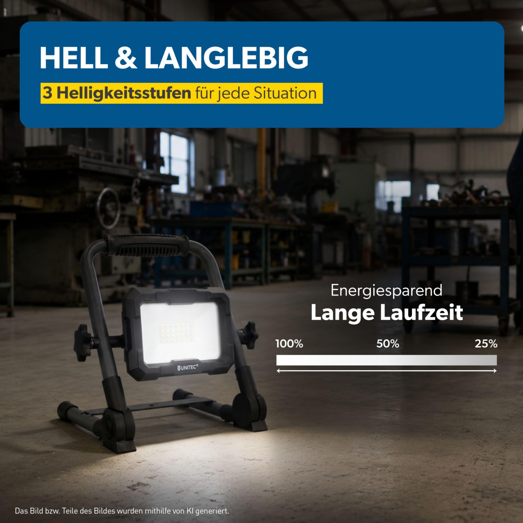 FARETTO LED batteria 20 W, 1600lm