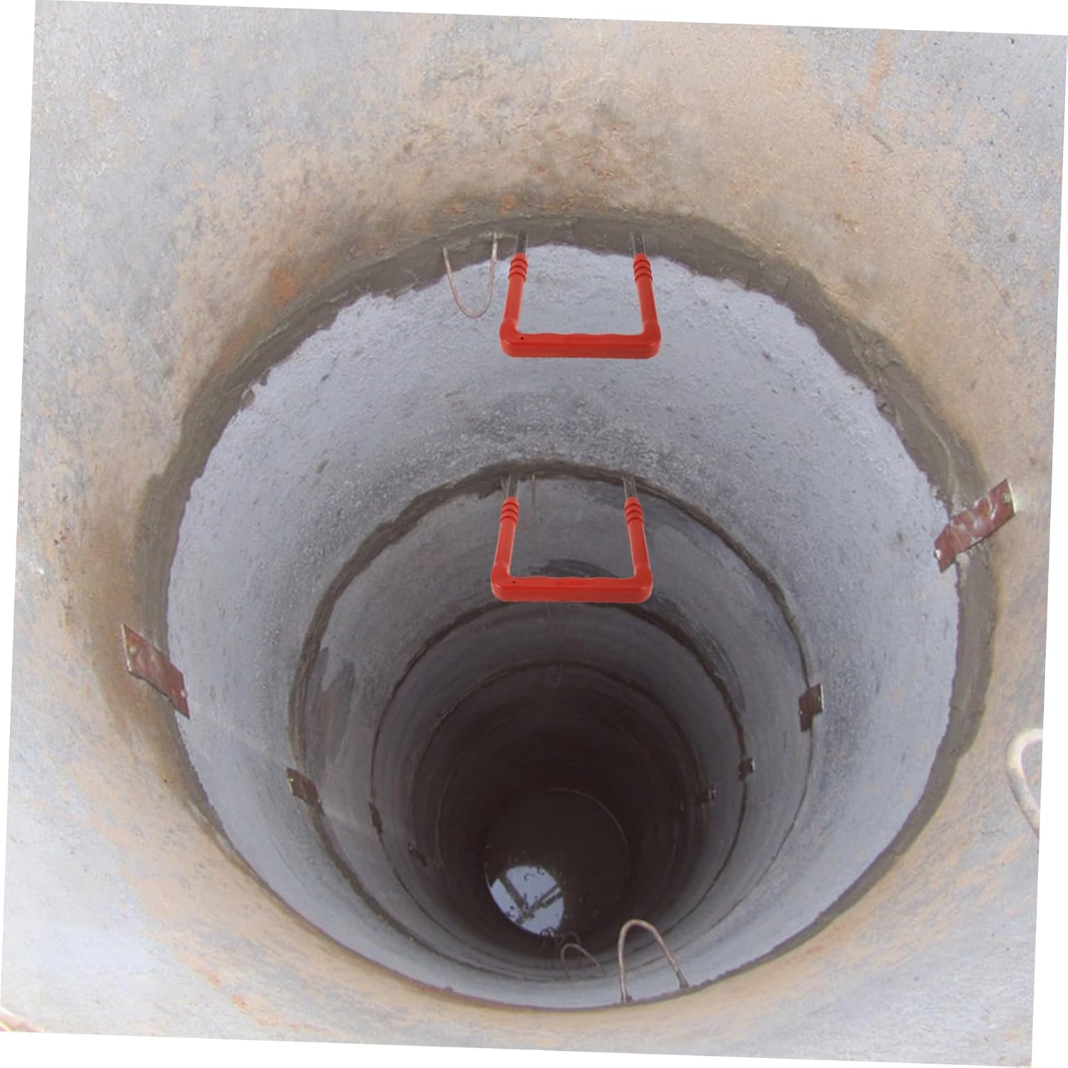 Ciieeo 2pcs Ladder Steps for Water and Manhole and Easy to Install Multi-Functional Ladder for Outdoor Use for Types and Pools