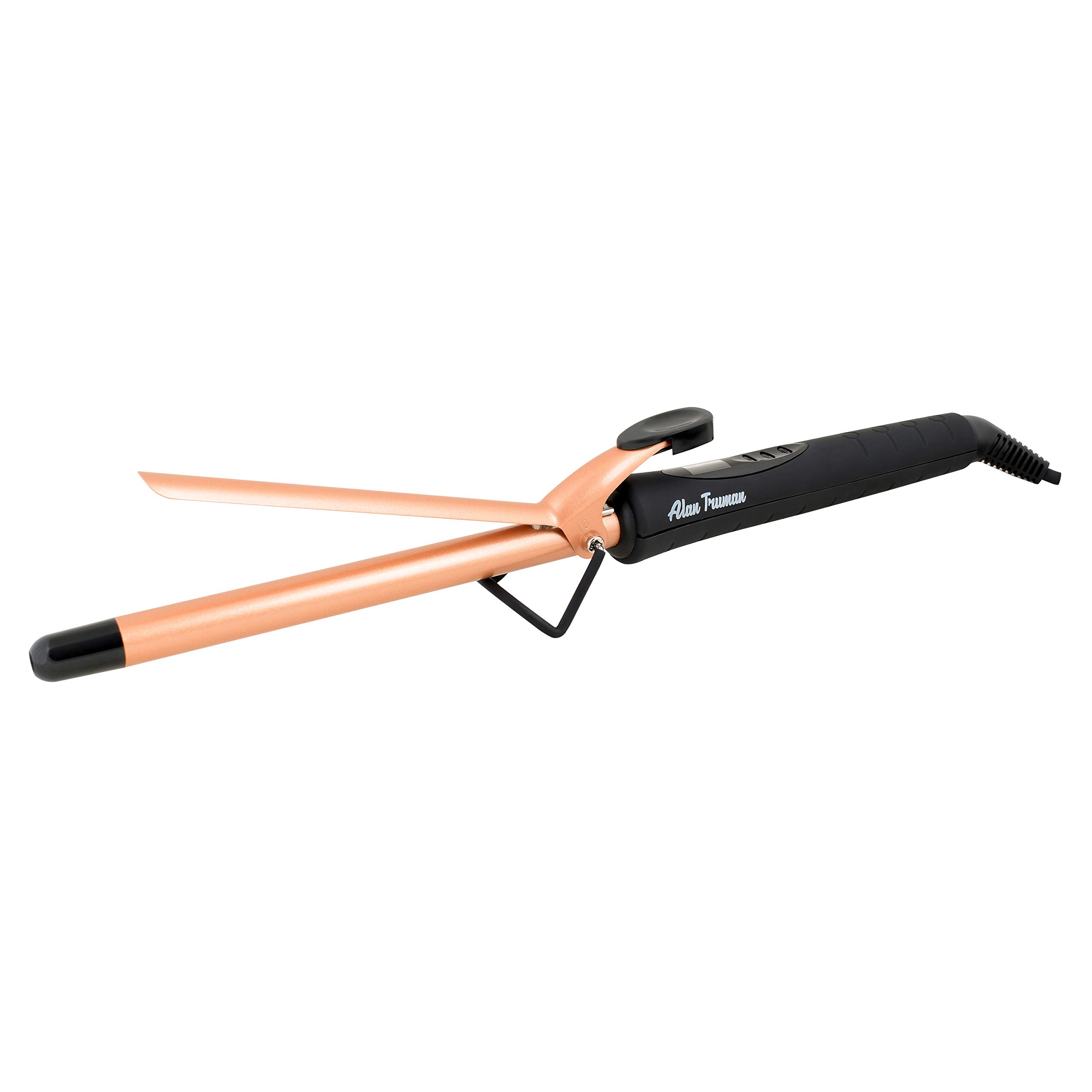 Alan Truman Hair Curler for Women with Gold Ceramic Coated Barrel for Long-Lasting Natural Looking Curls with Real Heat from 130°C – 210°C Gives Salon Like Hair Styling at Home, 19mm.-image-23
