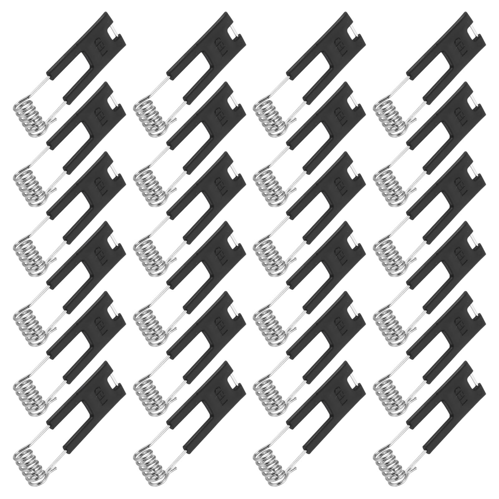 TA-VIGOR 50mmx15mm Downlight Spring Clips, Recessed Ceiling Light Spring Clip, Retaining Torsion Lighting Clips Securing Clamps for LED Downlight and Panel and Ceiling Light - 24PCS