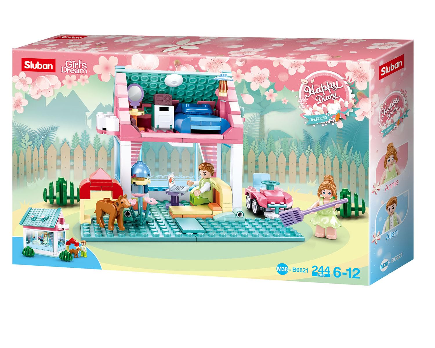Sluban M38-B0821 Girls Dream-Wedding Ii, Mehrfarbig