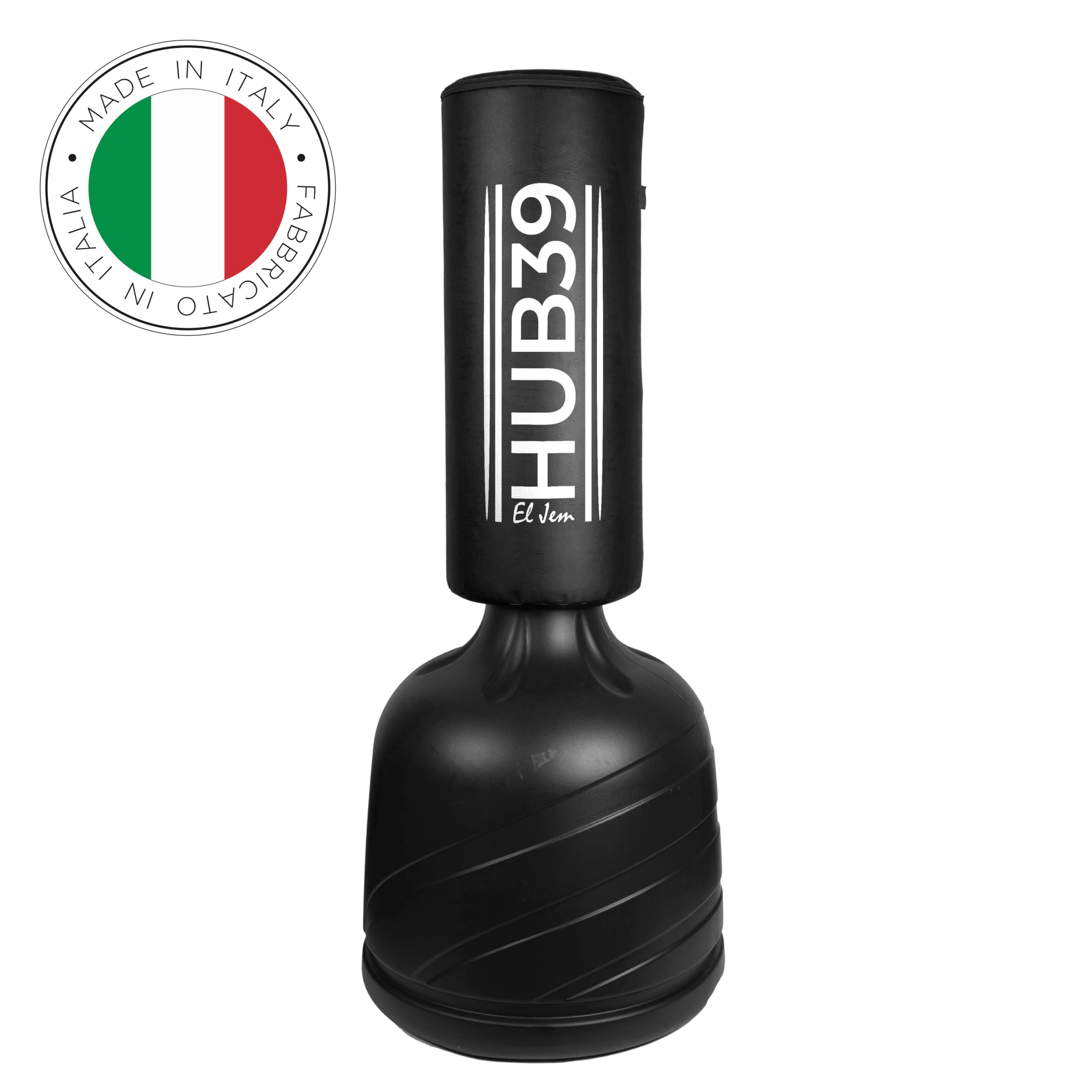 Sacco da Boxe da Terra – Fitboxe con Base Regolabile in 4 Altezze – Allenamento Cardio e Pugilato – Made in Italy per Casa e Palestra