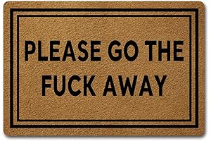 Not Welcome Here Funny Door Mat