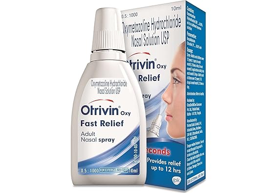 Amazon Com 6 X Otrivin Adult Nasal Spray Clears Blocked Noses Fast Long Lasting Moisturizing Pack Of 6 Shipping Health Household