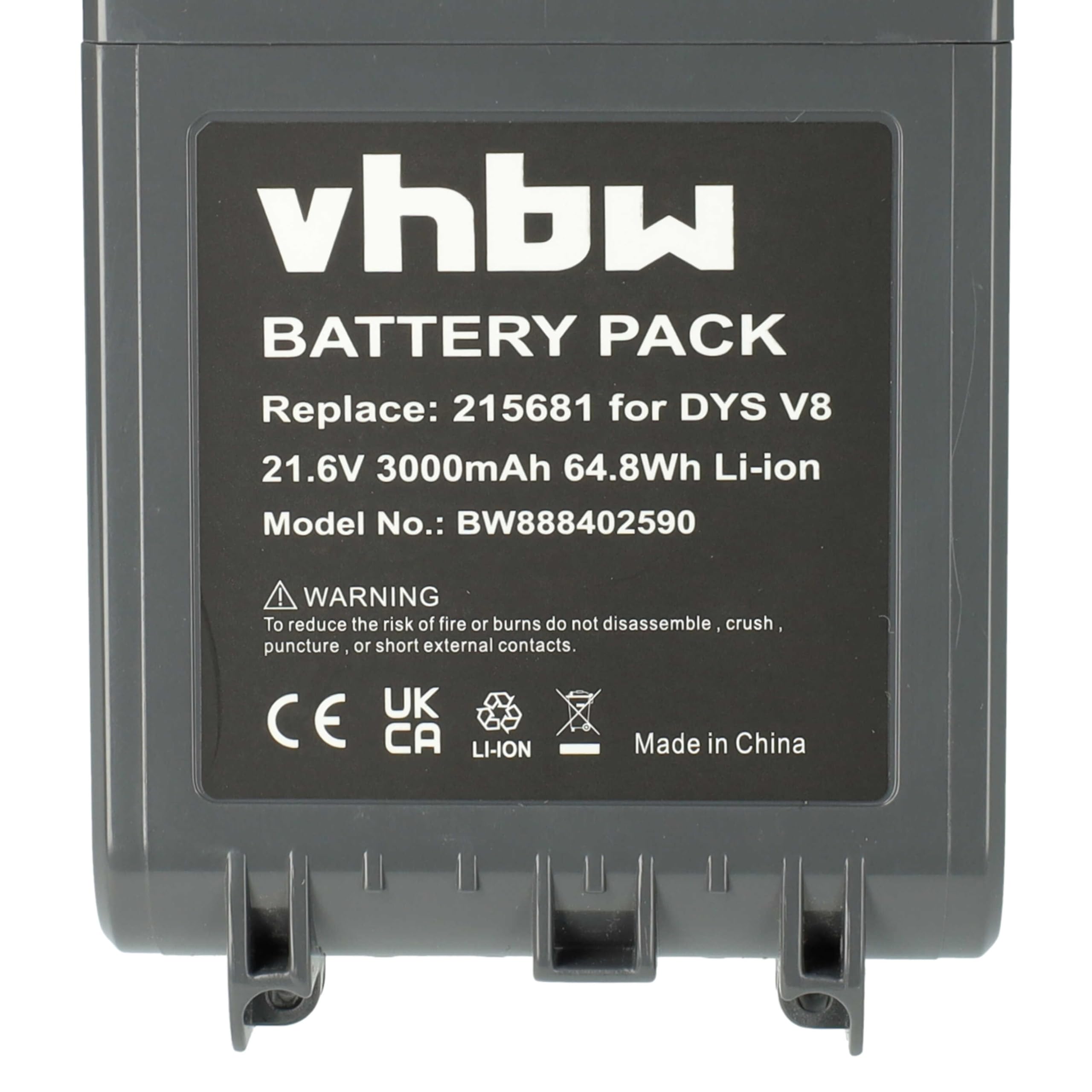 vhbw Akku kompatibel mit Dyson V8 Range