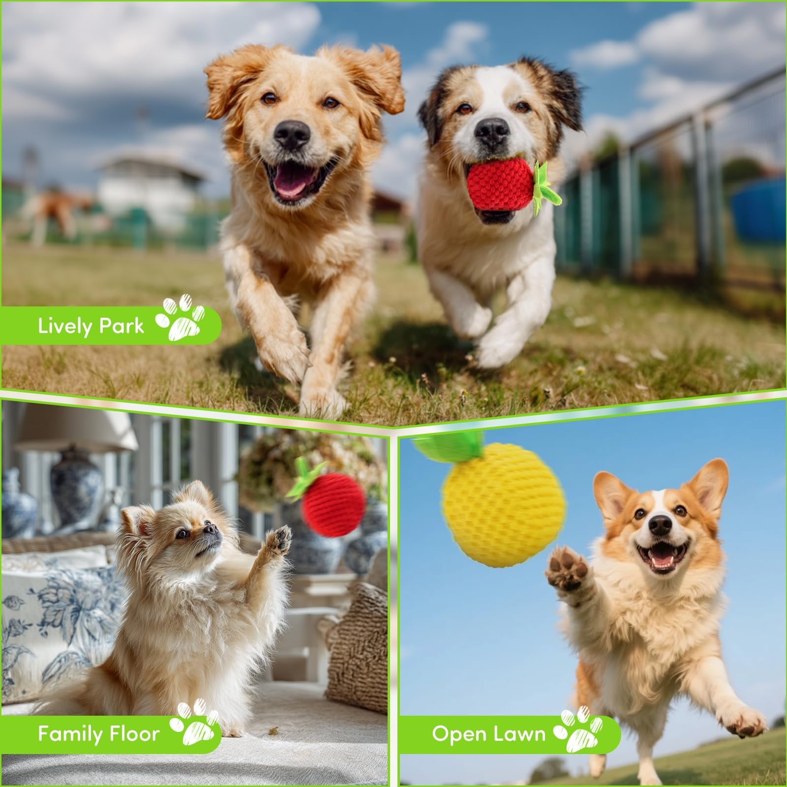 Juguetes interactivos para perros – 2 juguetes eléctricos inteligentes para perros para mantenerlos ocupados con 3 cubiertas, bola de bolas para mascotas rodantes y saltos automáticos para perros