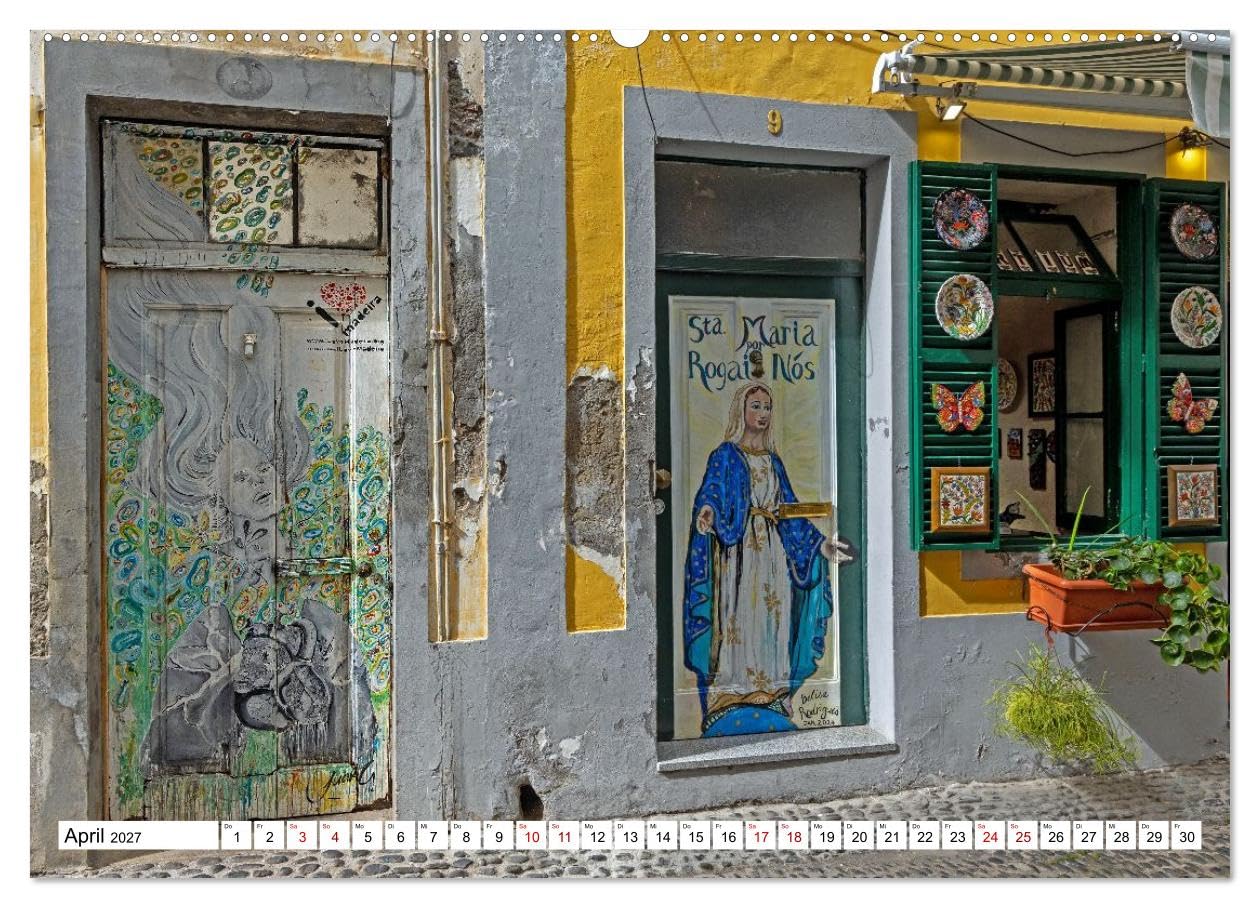 CALVENDO · Madeiras charmante Hauptstadt Funchal (Kalender 2027) | DIN A2 Querformat · Wandkalender · charmante und quirlige Stadt Funchal ist die Hauptstadt und das touristische, kulturelle…