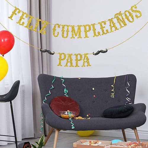 Miniatura 5 de Cartel de Feliz Cumpleaños con texto en inglés «Happy Birthday Dad» en español «Happy Birthday Dad, Mexican Party Them» para hombre, cumpleaños, día