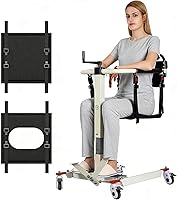 Vista 9 de Silla de transferencia de pacientes para el hogar - Silla de ruedas portátil a dispositivo de transferencia de automóvil, silla de transferencia