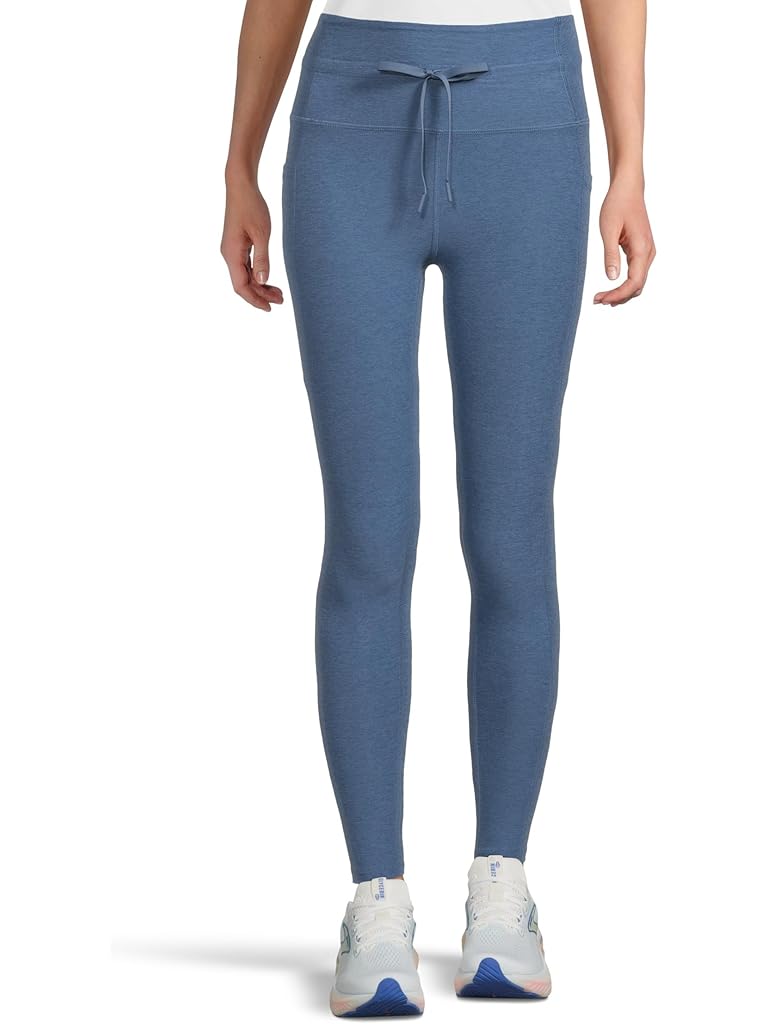 Blue Beyond Yoga Spacedye Go Pocket Midi Leggings