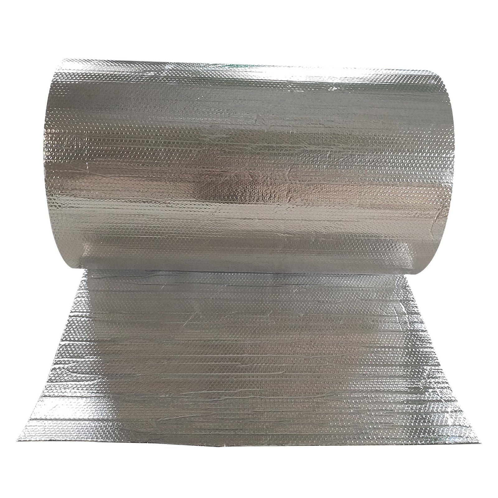 Pannello Termoriflettente Doppio Strato Isolante Termico Autoadesiva Pannello Isolante Termico in Alluminio per Pareti Tetti Pavimenti Soffitti(Size:1 * 15m(39in*49ft))