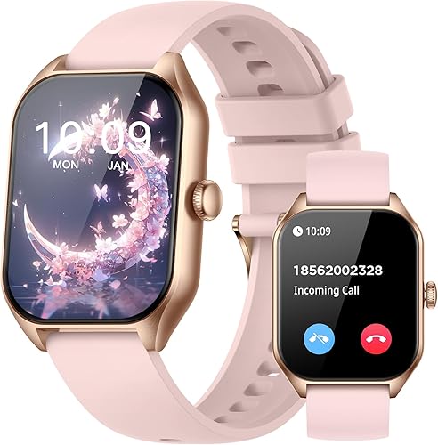 Reloj inteligente para hombres y mujeres, (responderhacer llamadas), pantalla táctil de 1.84 pulgadas, impermeable, más de 100 modos deportivos,