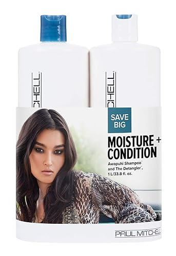 Paul Mitchell Moisture And Condition Original Liter Duo Set, 33.8 Fl Oz