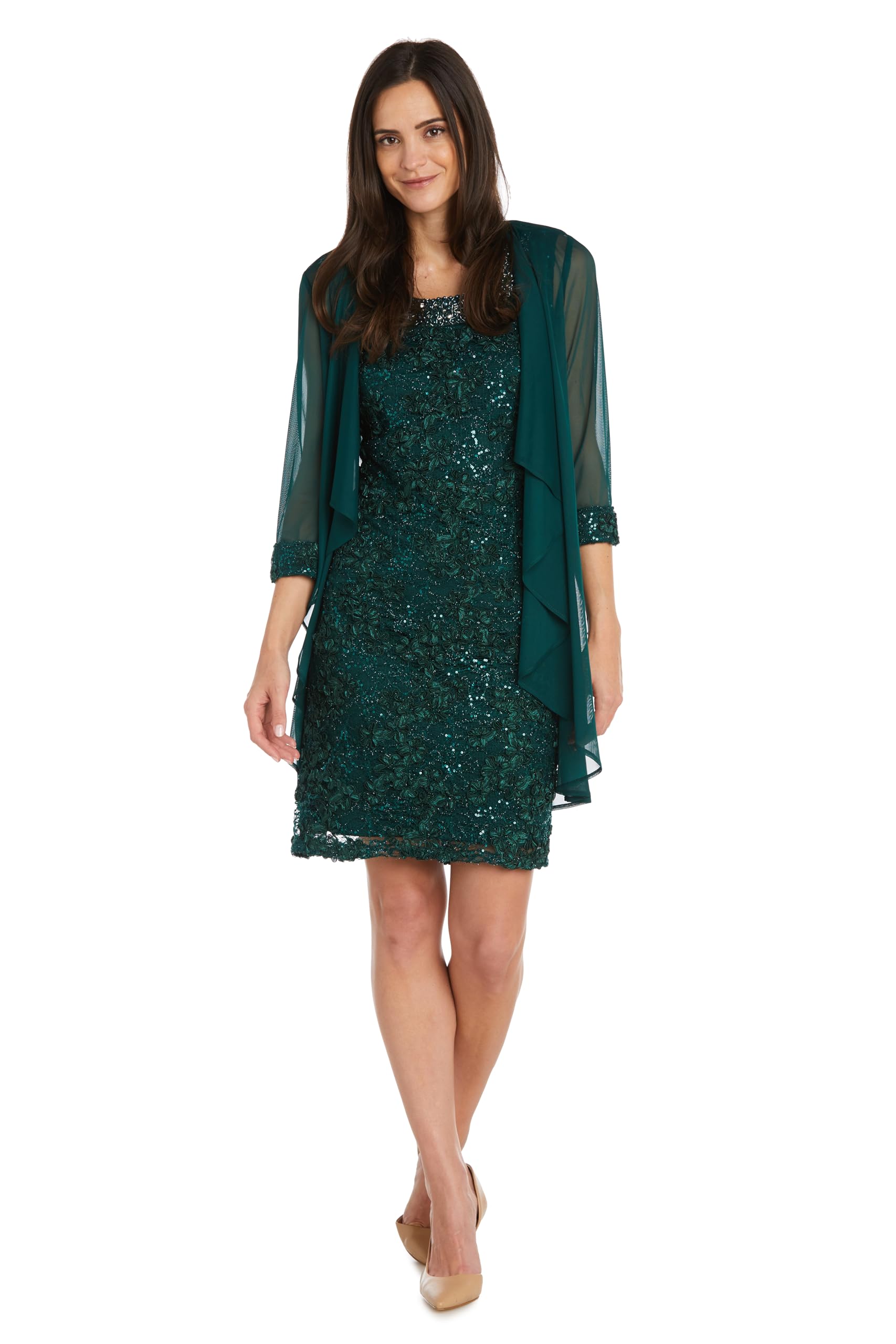 R And M Richards Womens Embellished Jacket Dress Desertcart INDIA