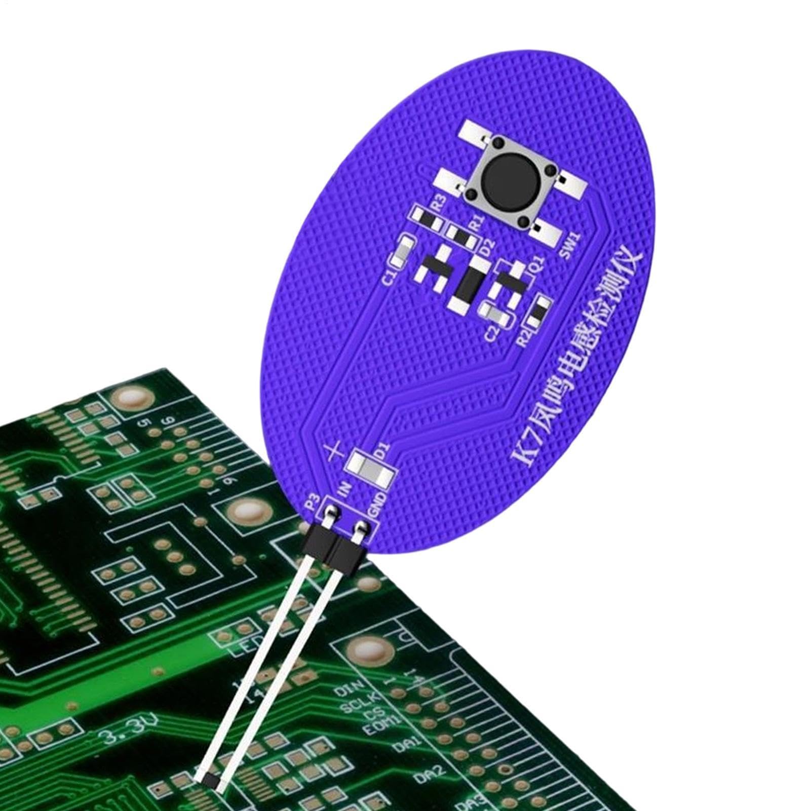 Sensor de placa base para localizar cortos con alerta de sonido sin dañar componentes de móvil 8