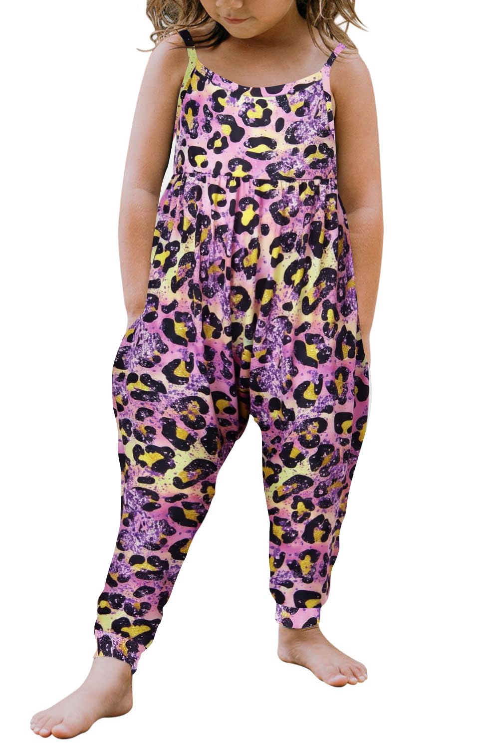 Yousie Toddler Girls Kids Rompers Jumpsuit Summer Spring Outfits 1-8 Years