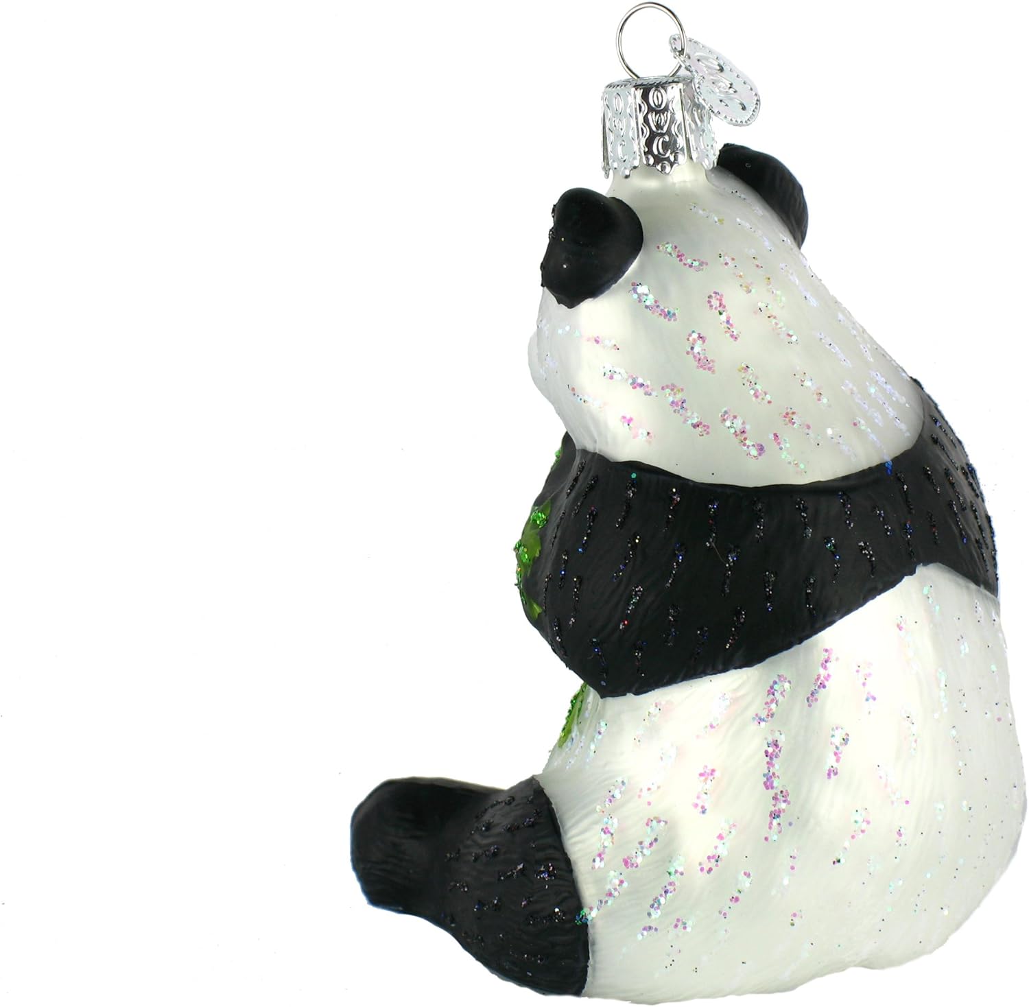 Old World Christmas Panda with Bamboo Glass Blown Ornament for Christmas Tree, Handcrafted Holiday Decoration, Wildlife Animal Collection - Image 6