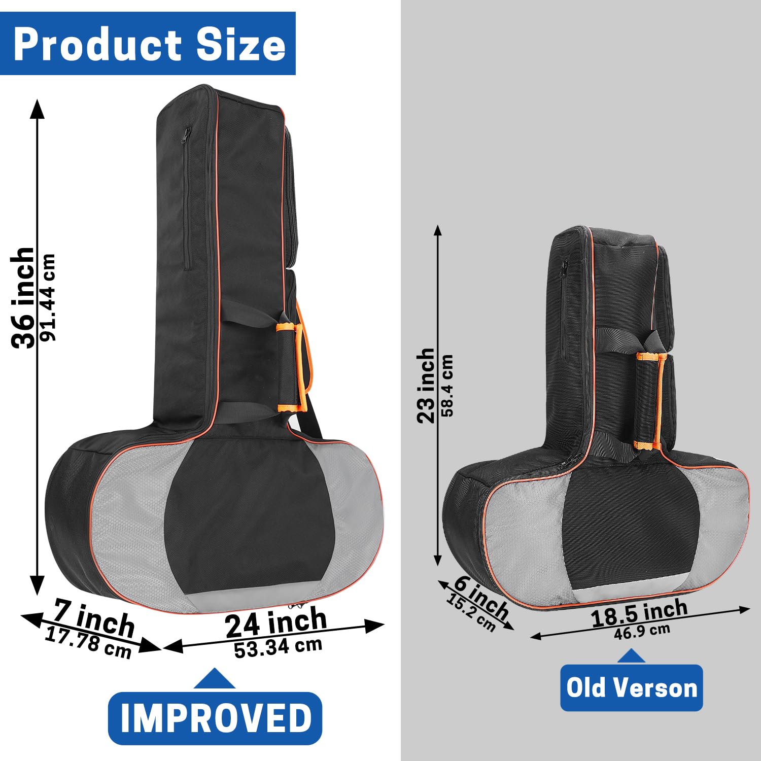 VISEMAN Soft Crossbow Case, Crossbow Carry Bag with Padded Backpack Strap, Crossbow Protective Bag Fits Crossbows Up to 21 x 36 Inches