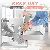 Vista 3 de Toallas de muñeca para mujer para lavar la cara, toalla de microfibra para spa, pulseras absorbentes, banda para el sudor para niñas que evitan que