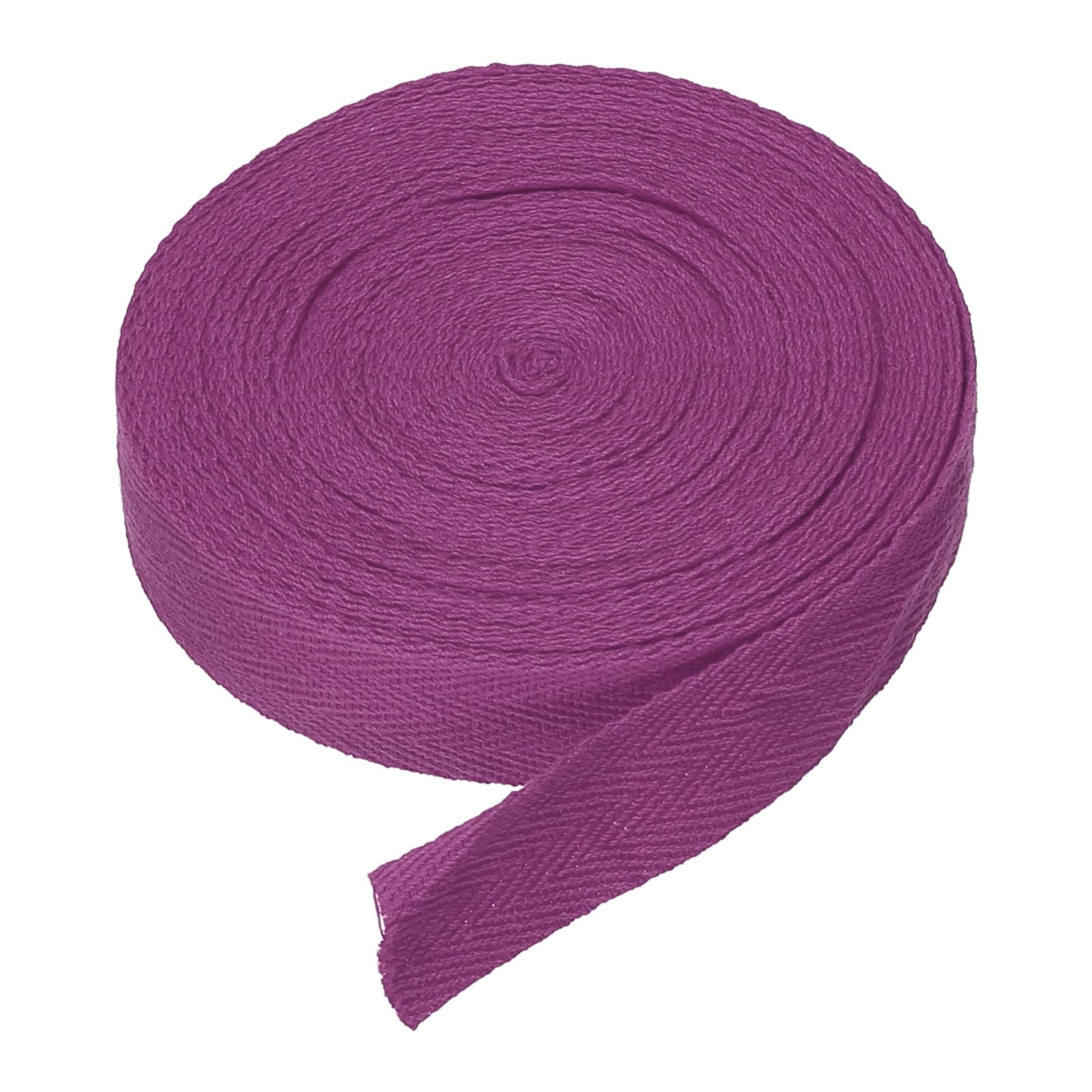 DMiotech 3/4"(2cm) 10 Yards Cotton Twill Tape Cotton Ribbons Bias Binding Tape Herringbone Tape Ribbons Purple for DIY Crafts Clothes