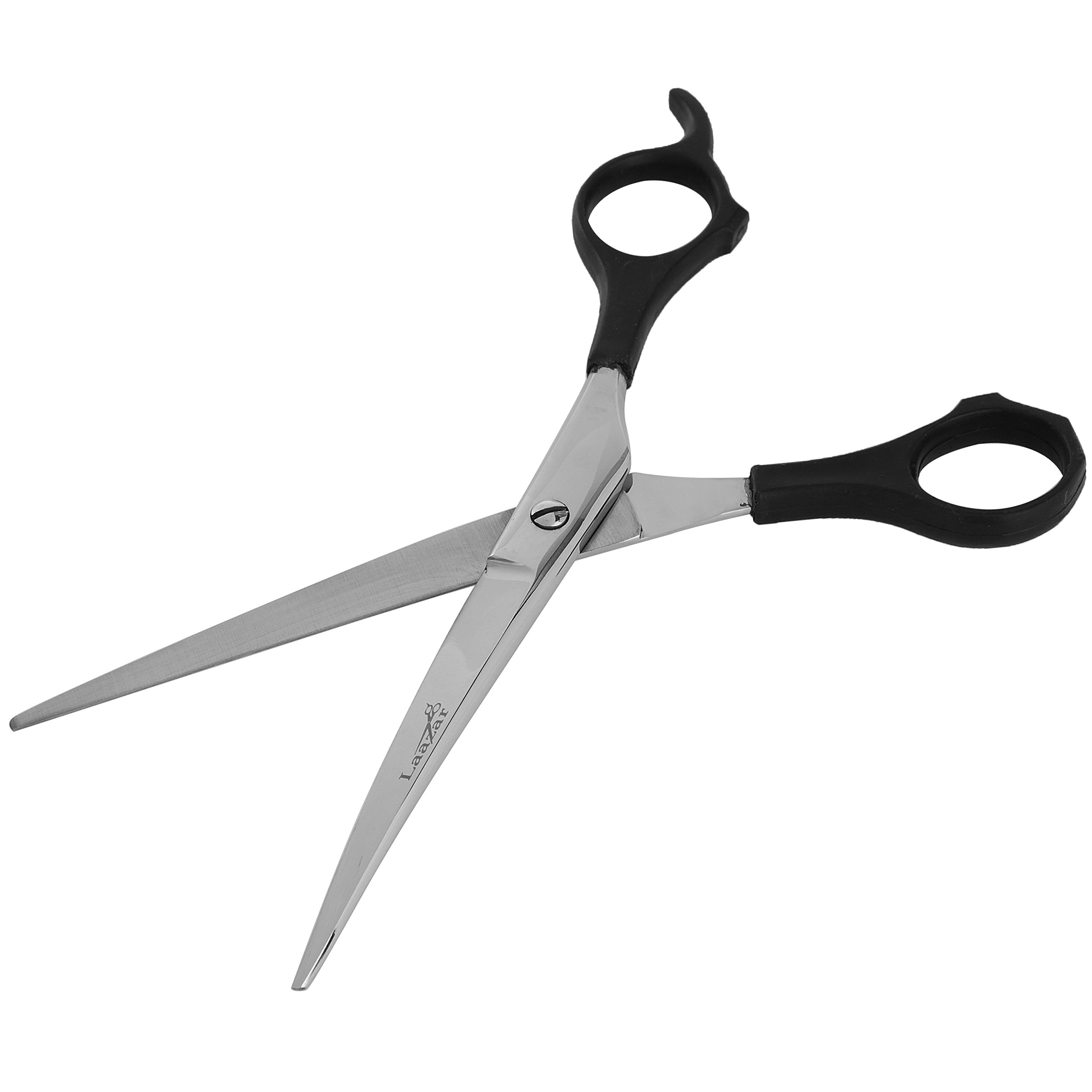 Laazar Pro 7" Curved Pet Grooming Shears – Professional Dog & Cat Grooming Scissors, 420C Stainless Steel