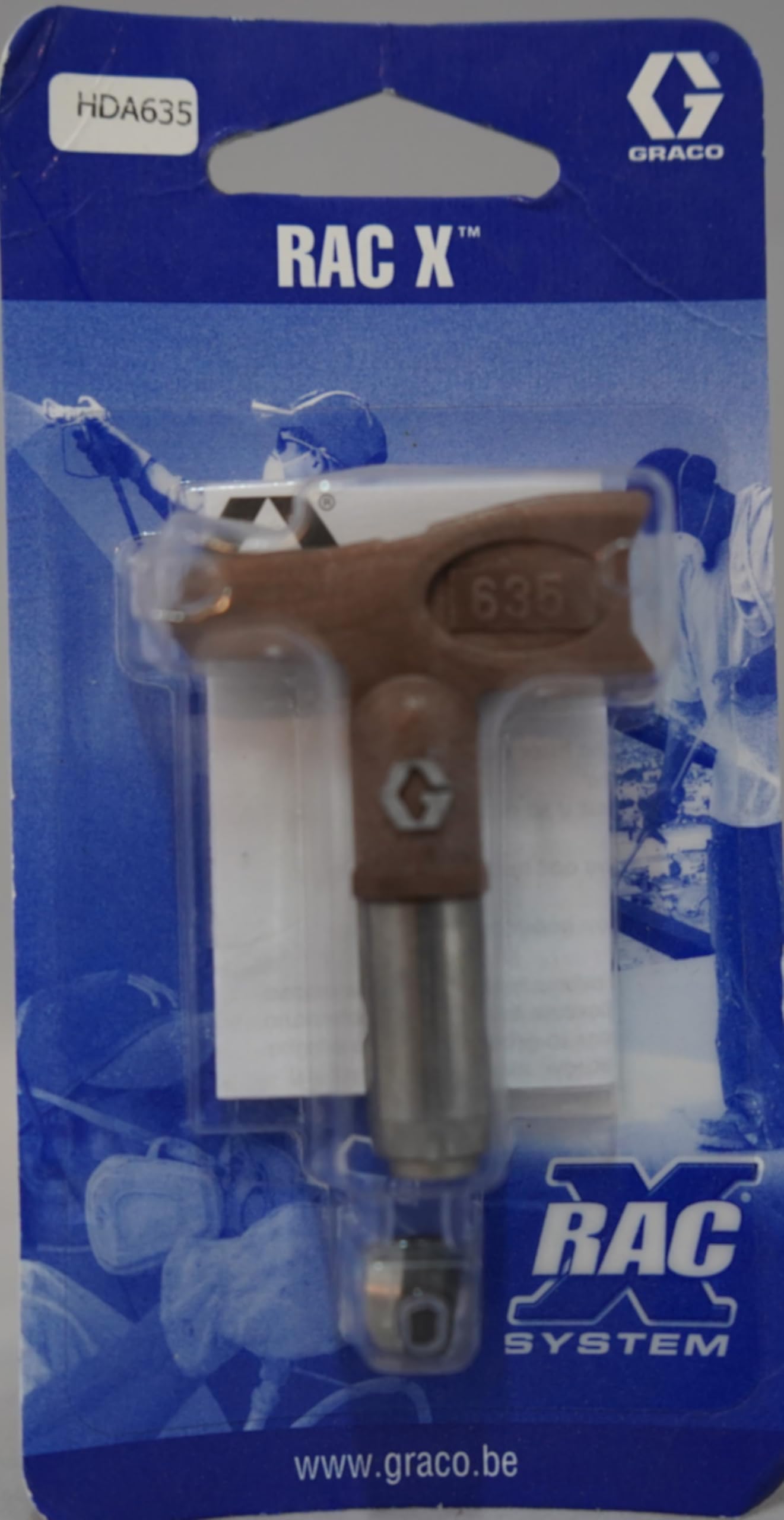 Buse pour Pistolet airless Graco HDA 635, Jet de 30 à 35 cm, Orifice de 0,035 Pouces, Embout réversible