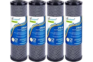 10 Inches Whole House CTO Carbon Water Filter Cartridges