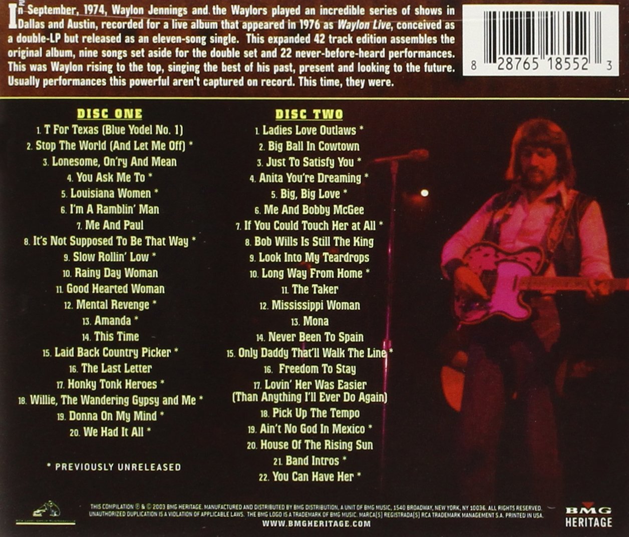 Waylon Live -Expanded-