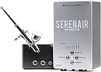 Gaahleri Kit de aerógrafo, Ambition Series GTS-06, aerógrafo e compressor de ar com controle de ar