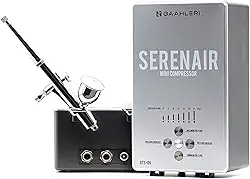 Gaahleri Kit de aerógrafo, Ambition Series GTS-06, aerógrafo e compressor de ar com controle de ar