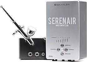 Gaahleri Kit de aerógrafo, Ambition Series GTS-06, aerógrafo e compressor de ar com controle de ar