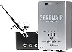 Gaahleri Kit de aerógrafo, Ambition Series GTS-06, aerógrafo e compressor de ar com controle de ar