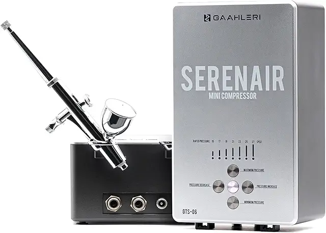 Gaahleri GTS-06 Airbrush Kit with Compressor - Compact & Powerful