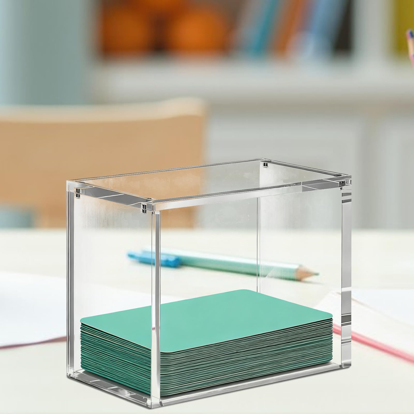 Vitrine En Acrylique Bacs De Rangement Empilables Anti-Poussière